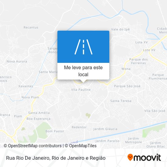 Rua Rio De Janeiro mapa