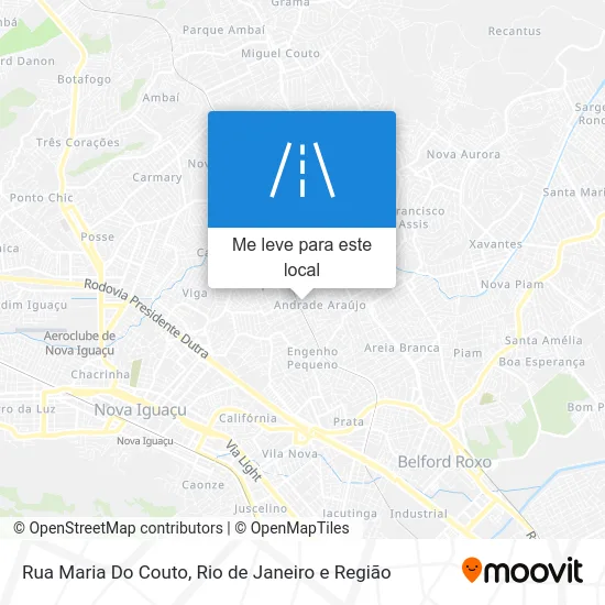Rua Maria Do Couto mapa