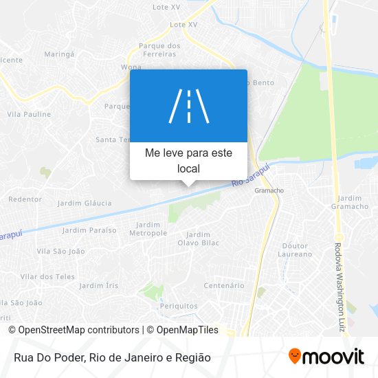 Rua Do Poder mapa