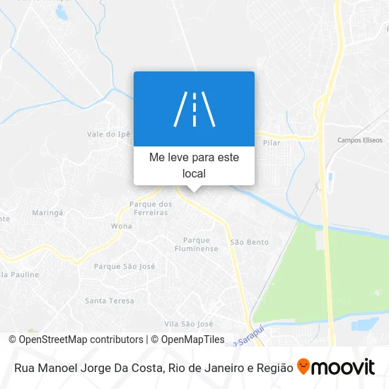 Rua Manoel Jorge Da Costa mapa