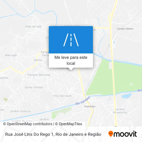 Rua José Lins Do Rego 1 mapa