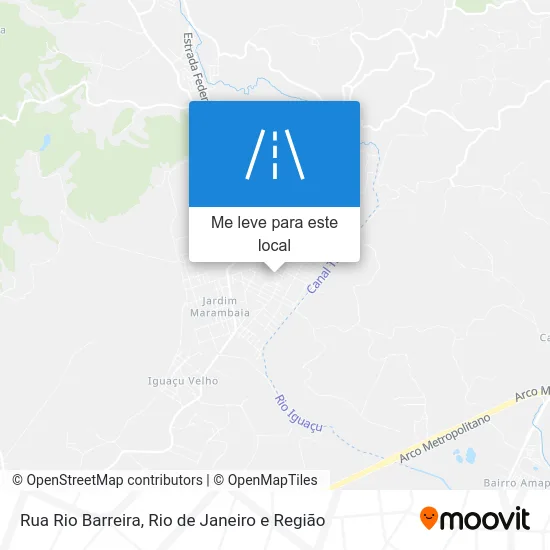 Rua Rio Barreira mapa