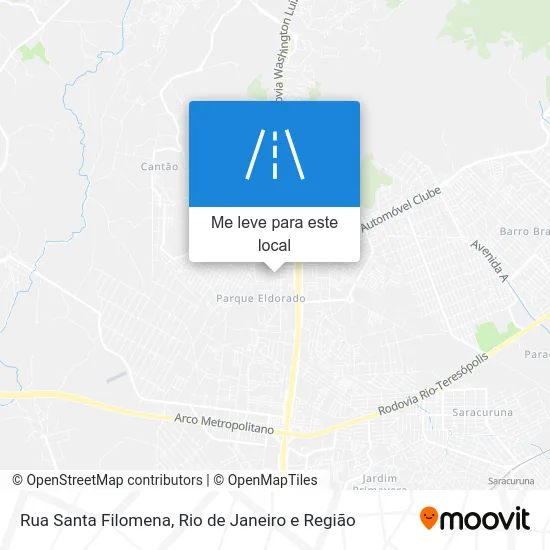 Rua Santa Filomena mapa