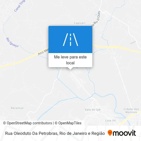 Rua Oleoduto Da Petrobras mapa