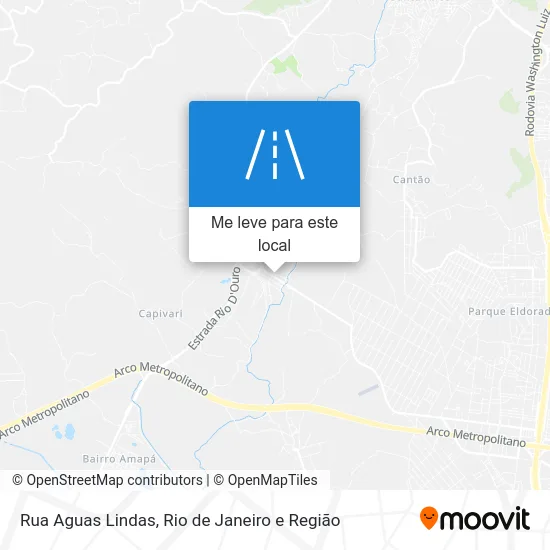 Rua Aguas Lindas mapa