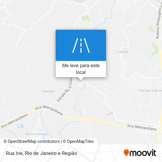 Rua Irie mapa