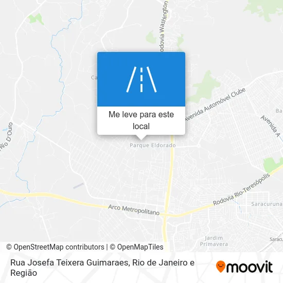 Rua Josefa Teixera Guimaraes mapa