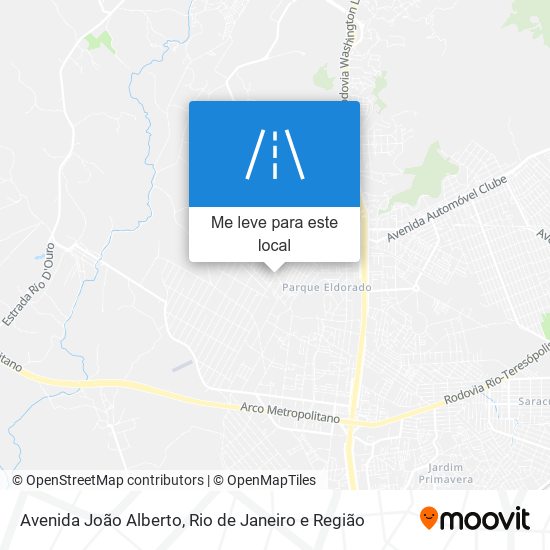 Avenida João Alberto mapa