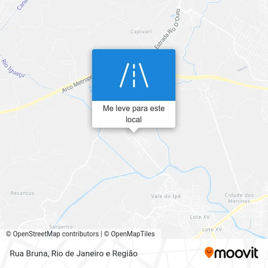 Rua Bruna mapa