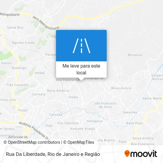 Rua Da Liberdade mapa