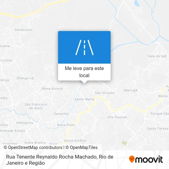 Rua Tenente Reynaldo Rocha Machado mapa