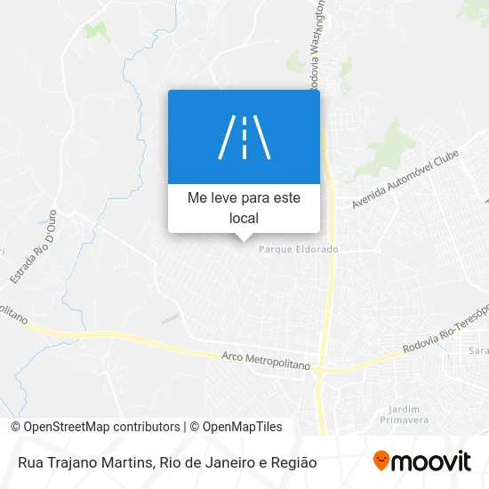 Rua Trajano Martins mapa