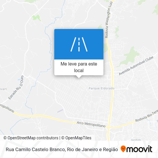 Rua Camilo Castelo Branco mapa