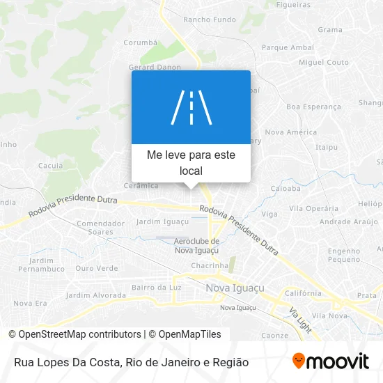 Rua Lopes Da Costa mapa
