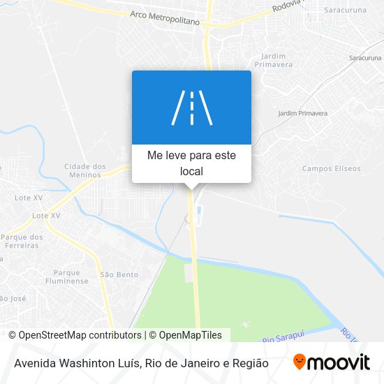 Avenida Washinton Luís mapa