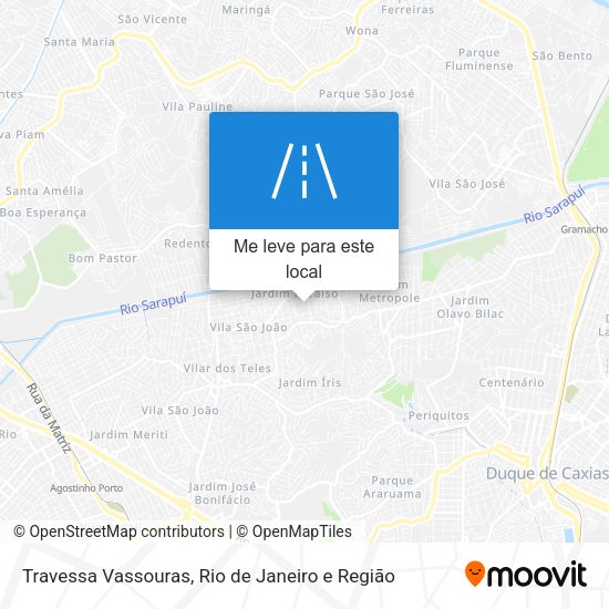 Travessa Vassouras mapa