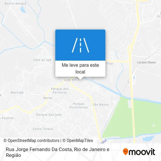 Rua Jorge Fernando Da Costa mapa