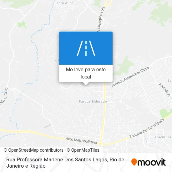 Rua Professora Marlene Dos Santos Lagos mapa