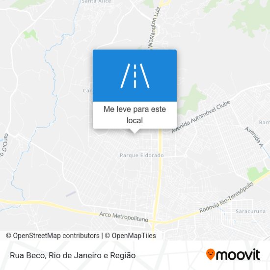 Rua Beco mapa