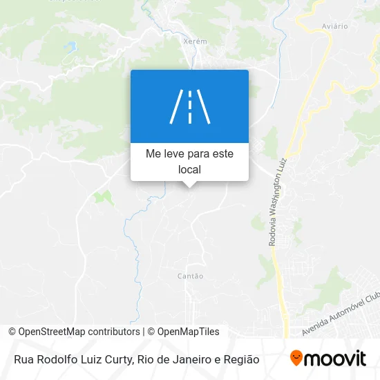 Rua Rodolfo Luiz Curty mapa