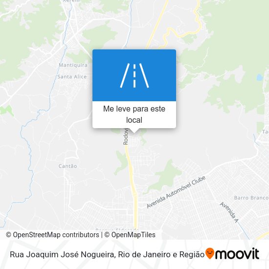 Rua Joaquim José Nogueira mapa