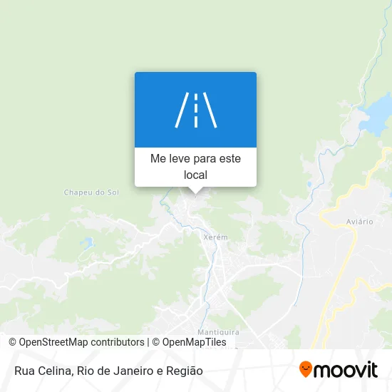 Rua Celina mapa