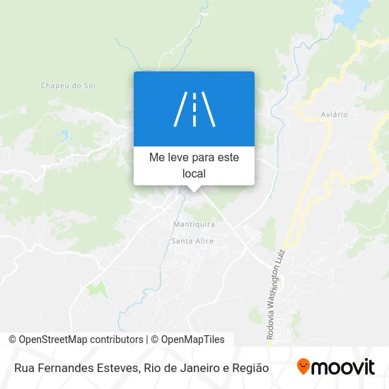 Rua Fernandes Esteves mapa