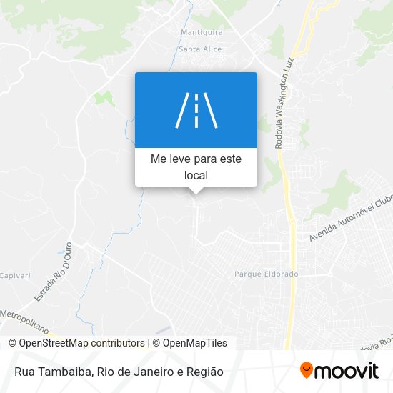 Rua Tambaiba mapa