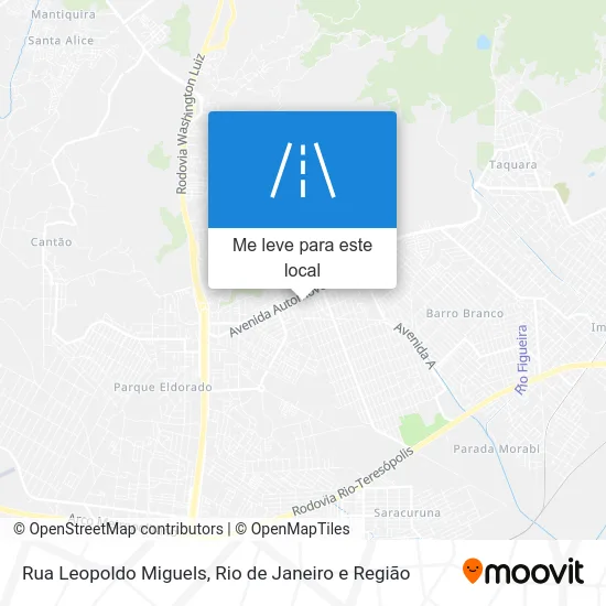 Rua Leopoldo Miguels mapa