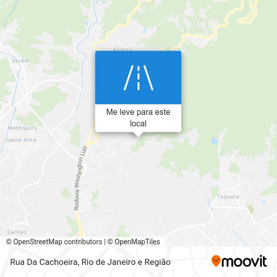 Rua Da Cachoeira mapa