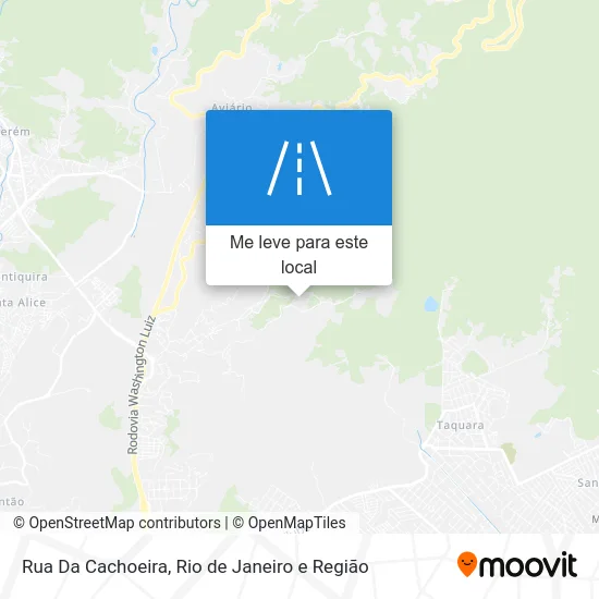 Rua Da Cachoeira mapa