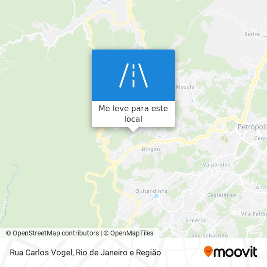 Rua Carlos Vogel mapa