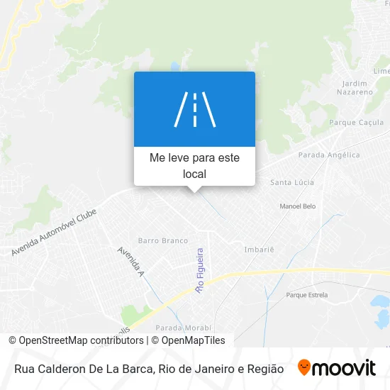 Rua Calderon De La Barca mapa