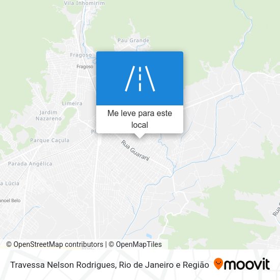 Travessa Nelson Rodrigues mapa