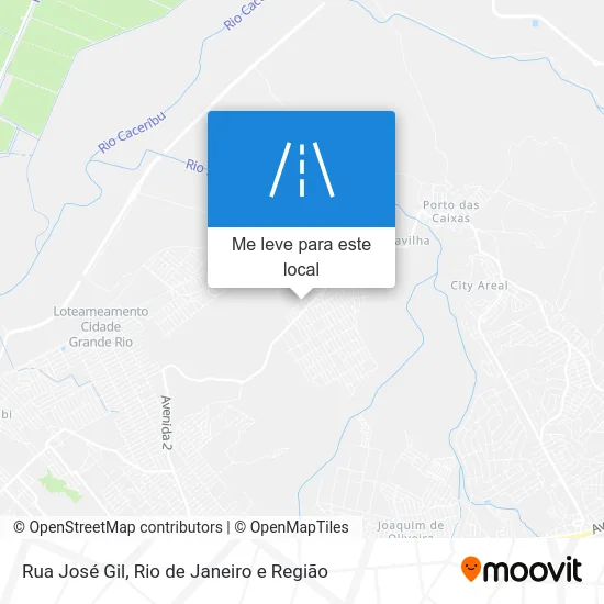 Rua José Gil mapa