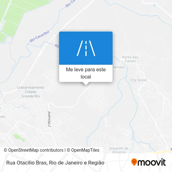 Rua Otacilio Bras mapa