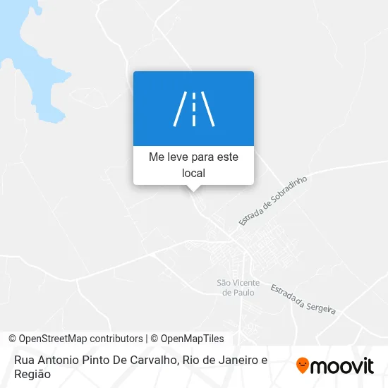 Rua Antonio Pinto De Carvalho mapa