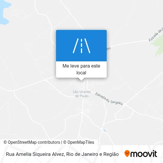 Rua Amelia Siqueira Alvez mapa