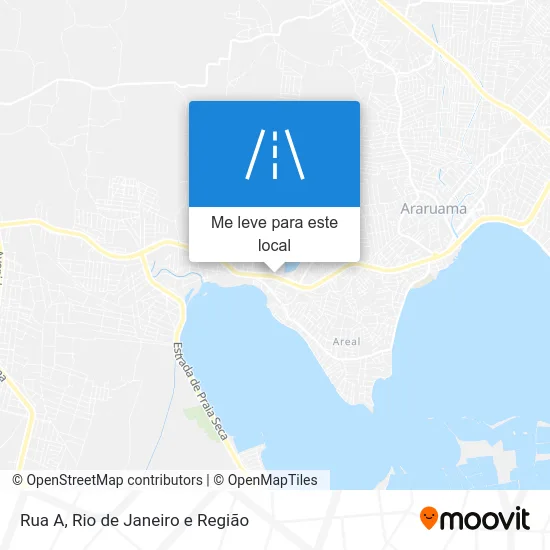 Rua A mapa