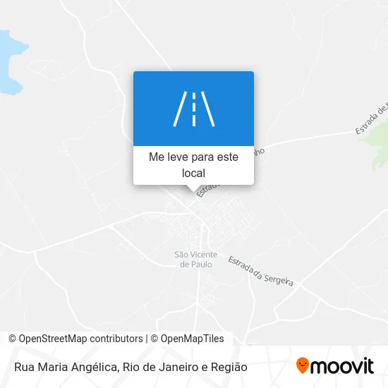 Rua Maria Angélica mapa