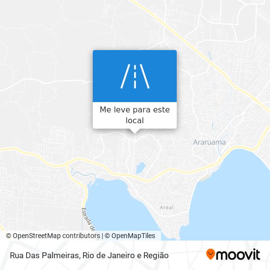 Rua Das Palmeiras mapa