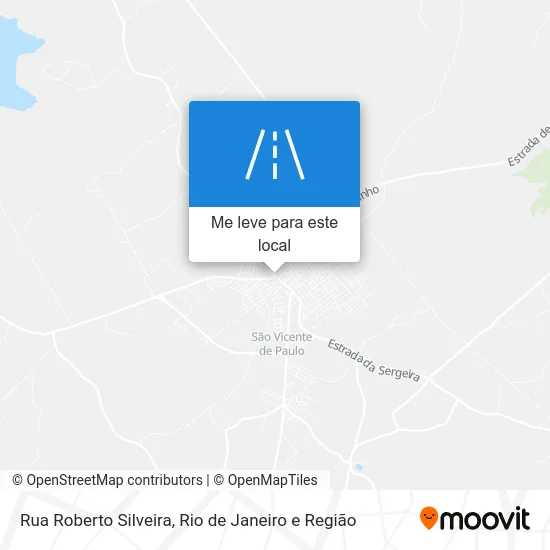 Rua Roberto Silveira mapa
