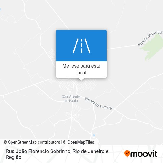 Rua João Florencio Sobrinho mapa