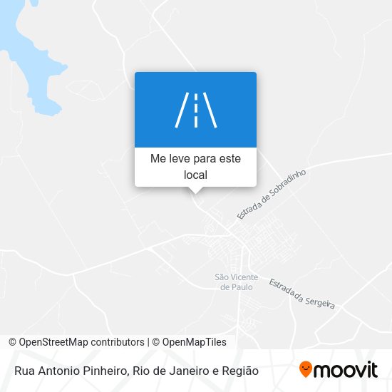 Rua Antonio Pinheiro mapa