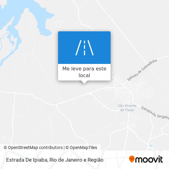 Estrada De Ipiaba mapa