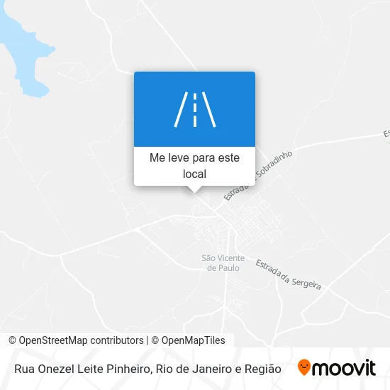 Rua  Onezel Leite Pinheiro mapa