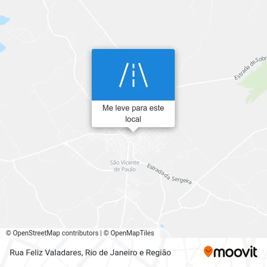 Rua Feliz Valadares mapa