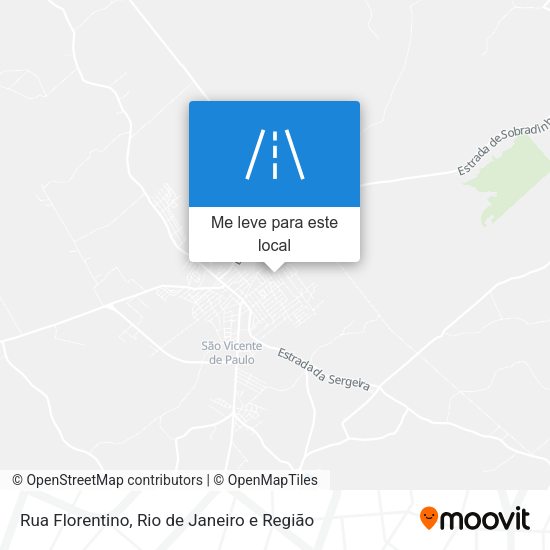 Rua Florentino mapa