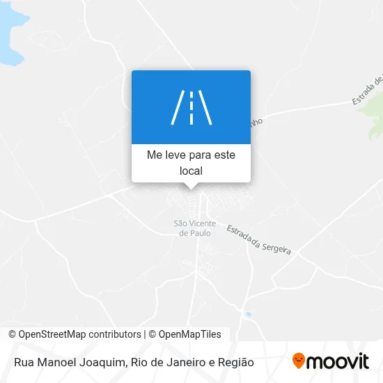 Rua Manoel Joaquim mapa