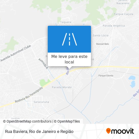 Rua Baviera mapa